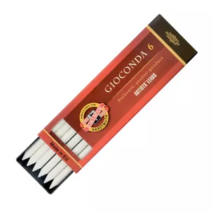 Koh-I-Noor 4371/3 Chalk Lead Refills for 5.6mm Clutch Pencils - Brown & White - Picture 1 of 3