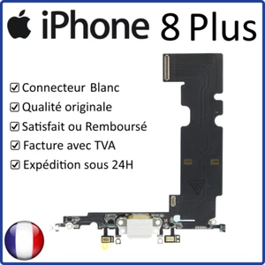 IPHONE 8 PLUS BLANC - NAPPE DOCK FLEX CONNECTEUR DE CHARGE USB MICRO ET ANTENNE - Photo 1 sur 3