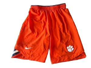 NEW SMALL MEN Nike VAPOR Clemson TIGERS Logo Shorts Gym Training STANDARD FIT - Picture 1 of 9