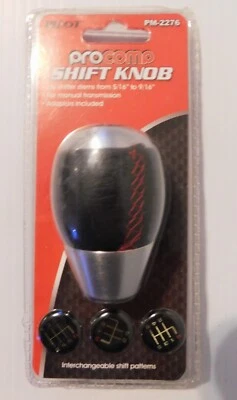 Perilla de cambio Pilot PM-2276 costura roja con 3 patrones de cambio adicionales Foto 1 de 3