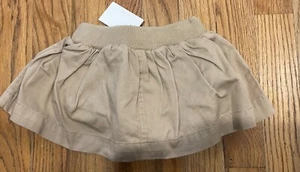 Polo Ralph Lauren Baby Skirt Girls Kaki 100% Cotton Size 6M #81 - Picture 1 of 6