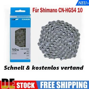 Für~Shimano Kette CN-HG54 116 Glieder HG-X - Deore MTB Trekking Fahrrad 10-Fach - Bild 1 von 8