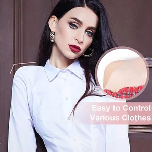 4Pairs Silicone Shoulder Pads Soft Breathable Invisible Removable Prevent Slip - Picture 1 of 12