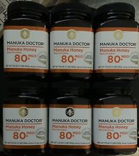 Manuka Doctor 80+ MGO Honey (LARGE 1.1lb/500g jar x6!) FRESH DATES! $20/JAR!