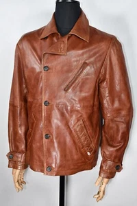 Levi's Leather Brown Men's Jacket size M - Picture 1 of 12