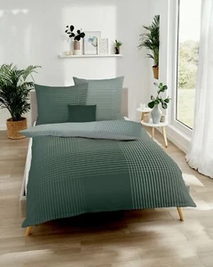 Kaeppel Mako-Satin-Bettwäsche MASTER jade, 2 tlg., verschiedene Größen
