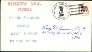 Lawrence DeLucas Autographed Cover - STS-50 - Picture 1 of 1