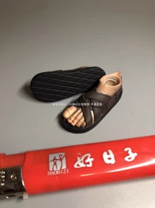 Soldaten-Sandalen, Hausschuhe Modell für 12 Zoll Herren im Maßstab 1:6 - Bild 1 von 4