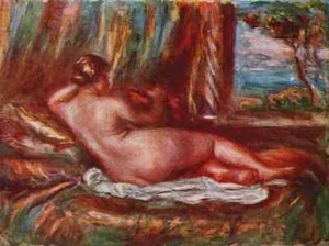 A4 Photo Renoir Pierre Auguste 1841 1919 Odalisque Print Poster - Picture 1 of 1