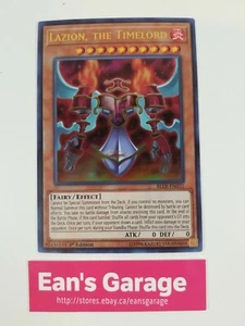 Holo ultra raro YuGiOh Lazion The Timelord 1a edición BLLR-EN031 - como nuevo - Imagen 1 de 7