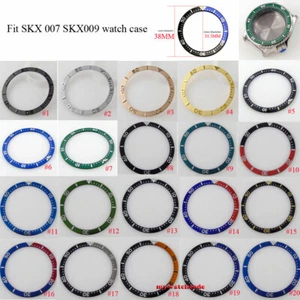 alta calidad 38MM*31,5MM aleación plana negro azul inserto adecuado modelo SKX007 SKX009 - Imagen 1 de 30