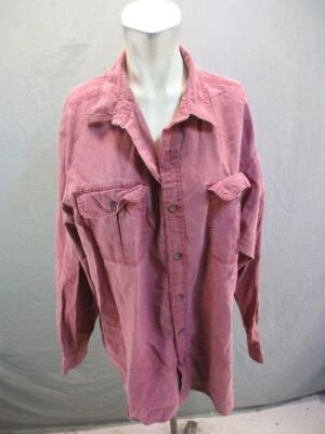 Red Head Size XL Mens Pink Cotton Cotton Long Sleeve Button-Down Shirt 7Y300 - Image 1 of 4