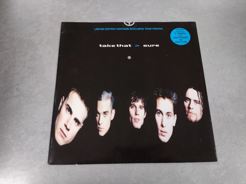 Take That - Sure (12", Single, Ltd, Tour Poster Rare New Sealed - Image 1 of 3