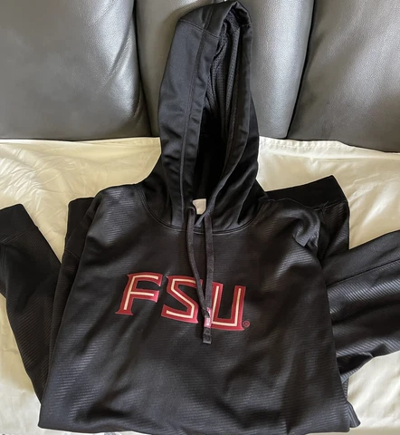 Florida State Seminoles FSU Nike Therma Dri-Fit Sweatshirt Hoodie Black 3XL Cover