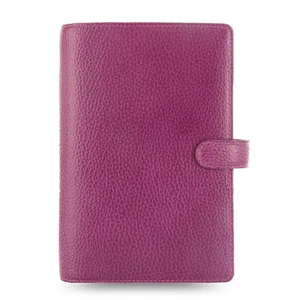 Filofax Personal Size Finsbury Organiser Diary Book Raspberry Leather Xmas Chic - Picture 1 of 6