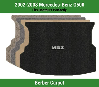 Alfombra de carga Lloyd Berber para Mercedes-Benz G500 '02-08 con logotipo de apliques MBZ Foto 1 de 4