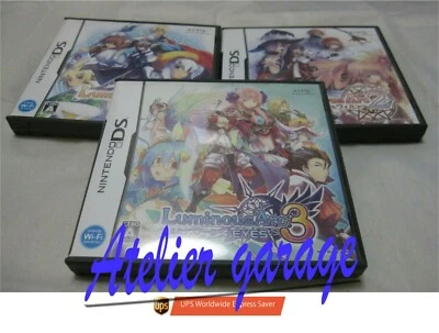 USED Nintendo DS Luminous Arc + Will + Eyes 1 2 3 Set Japanese Version - Image 1 of 4