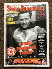 2009 STOKE POTTERS v SOMERSET REBELS 26th SEPTEMBER   ( EXCELLENT CONDITION )