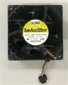 for SANYO 9WF1224H1D05 Waterproof axial fan For Fanuc DC24V 120*120*38MM 3pin - Picture 1 of 1