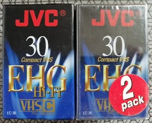 JVC VHSC EHG Hi-Fi 30 min 4x Cassette Mini VHS Neuf - Picture 1 of 1