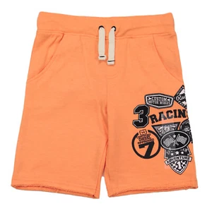 EPIC THREADS NEW TODDLER BOYS RACING-PRINT DRAWSTRING ORANGE SHORTS 5 - Picture 1 of 2