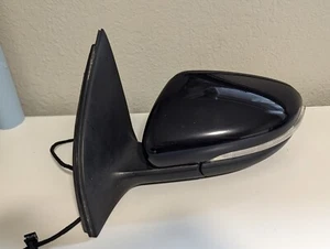 2010-2014 Volkswagen Golf GTI Left Driver Side View Power Door Mirror Black  - Picture 1 of 5