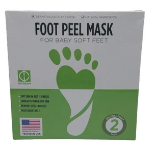 HiCream Foot Peel Mask For Baby Soft Feet Original Scent 2 Pack  Exfoliates  - Picture 1 of 7