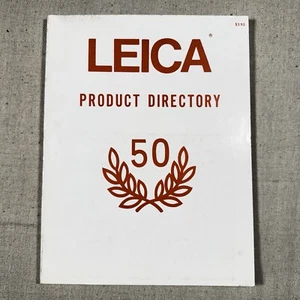 Leica Product Directory 50th Anniversary 1976 Catalog M5 CL SLR Rangefinders - Picture 1 of 11