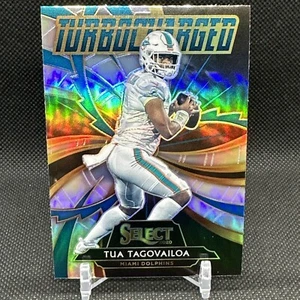 2020 Panini Select Turbocharged Silver Prizm Tua Tagovailoa T21 Rookie RC - Picture 1 of 6