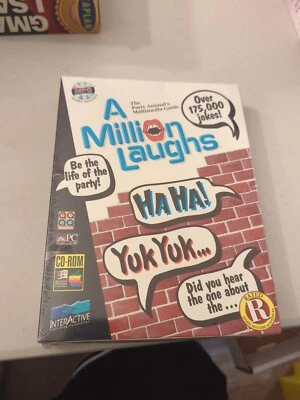 A Million Laughs (PC-CD-ROM, 1993) for Windows - New In Box Sealed - Image 1 of 2