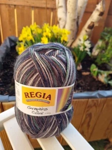 REGIA Graphics Color Sockenwolle 4 fädig 1 x 100g - Bild 1 von 5