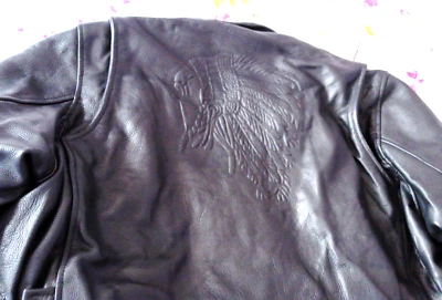 HEAVY DUTY City of Leather Apache Brando Leather Motorcycle Biker Jacket 4XL - Image 1 of 4
