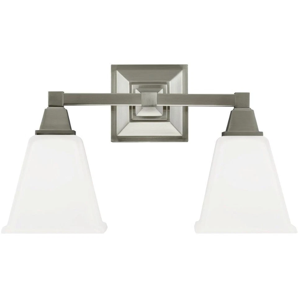 Sea Gull Denhelm 2 Light 17 inch Bath Vanity, Brushed Nickel, 4450402-962 - Image 1 of 1