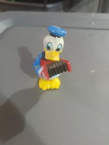 Donald Duck Figure with Accordion Disney Antique Hong Kong - Picture 1 of 3