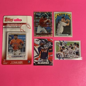 🚨🤩2022 Houston Astros World Series Champions Team Set Jordan Scott RC Alvarez