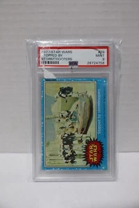 1977 Star Wars #29 - Stopped by Stormtroopers - Series 1 BLUE - PSA 9 Mint - Picture 1 of 2