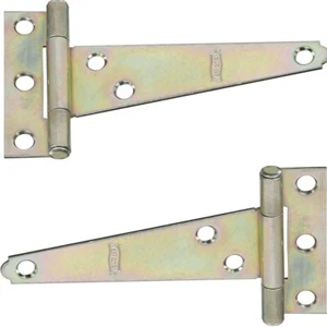 National Hardware N128-587 leichte T-Scharniere 4" verzinkter Stahl 2er-Pack - Bild 1 von 3