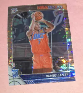 2019-20 Hoops Premium DARIUS BAZLEY ROOKIE SILVER PULSAR PRIZM RC #249 THUNDER - Picture 1 of 2