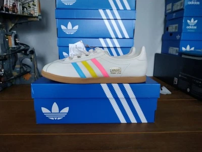 Adidas Trimm Star CMYK White Leather Size 8 UK BNIBWT - Image 1 of 4