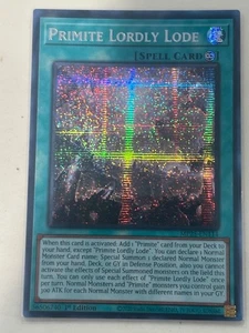 Yugioh 1x Primite Lordly Lode PSR Prismatic Secret Rare MP25-DE114 1.Auflage NM - Bild 1 von 1