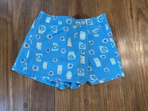 Vintage Skort 955 Kids Size 4 Toddler Blue Flowers Shorts - Picture 1 of 10