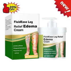 Leg Therapy Edema Cream Anti Swe lling Cream for Legs Re duce Leg Swelling/ - Picture 1 of 10