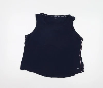 M&S Women's Blue Tank Top - Size 22 — 第 1/4 张图片