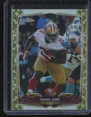 2014 Topps Chrome FRANK GORE #1 Camo Refractor /499 San Francisco JA825 - Image 1 of 2