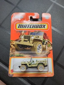 Matchbox 1948 Willys Jeep Metal Diecast Car Model Toy 1/64 Red  50/100 - Picture 1 of 2