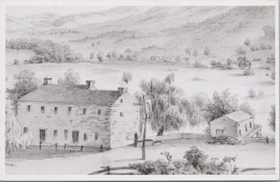 Tarjeta postal foto real vintage RPPC Reading PA Black Bear Inn Rolling Hills #2427 Foto 1 de 2