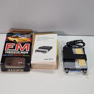 Nuevo Microconvertidor Audiovox FMC-1C FM de Colección Caja Abierta NUNCA USADO / NOS - Imagen 1 de 9