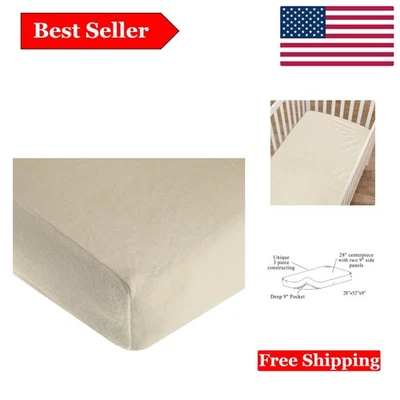 Heavenly Soft Chenille Fitted Crib Sheet — Cozy, Durable & Perfect Fit - Image 1 of 4