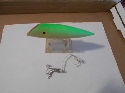 Luhr Jensen J-Plug  Glow Size #5-Rattles - 5 1/2" Lot # 22 - Image 1 of 4