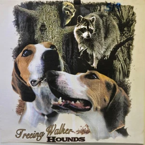 WALKER TREEING HOUNDS COON HUNTING HOUNDS HOODED SWEATSHIRT #519 HOODIE - Picture 1 of 4